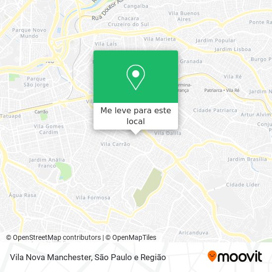 Vila Nova Manchester mapa