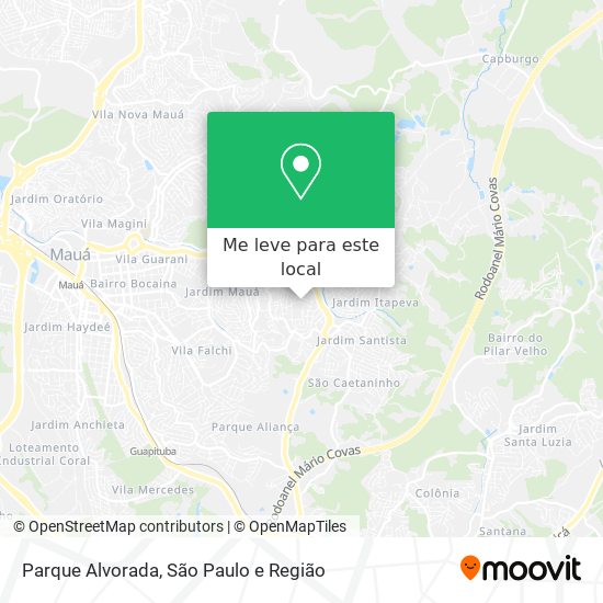 Parque Alvorada mapa