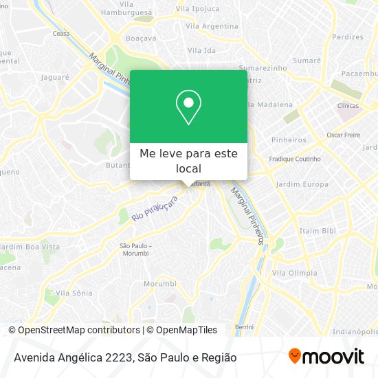 Avenida Angélica 2223 mapa