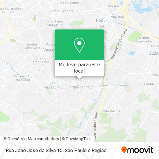 Rua Joao Jose da Silva 15 mapa