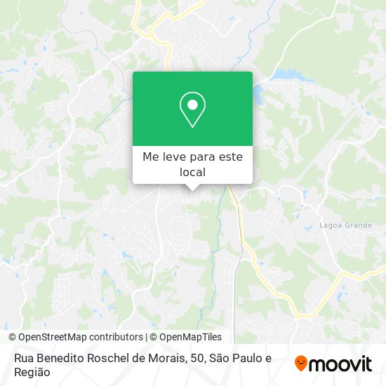 Rua Benedito Roschel de Morais, 50 mapa
