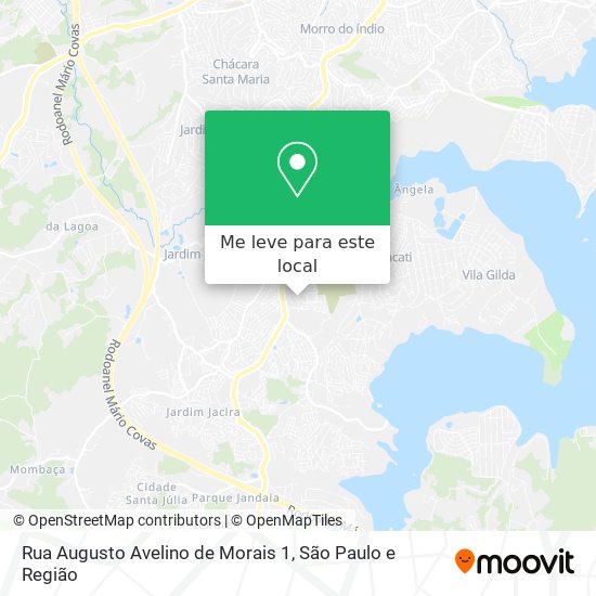 Rua Augusto Avelino de Morais 1 mapa