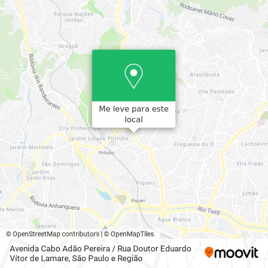 Avenida Cabo Adão Pereira / Rua Doutor Eduardo Vítor de Lamare mapa