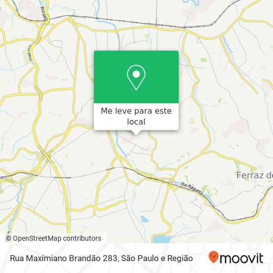 Rua Maxímiano Brandão 283 mapa