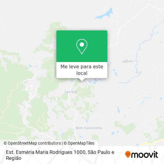Est. Esméria Maria Rodrigues 1000 mapa