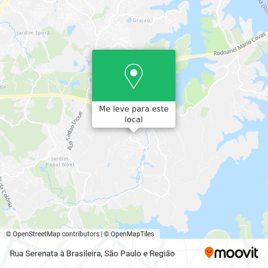Rua Serenata à Brasileira mapa