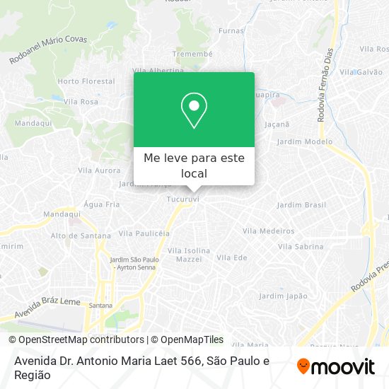 Avenida Dr. Antonio Maria Laet 566 mapa