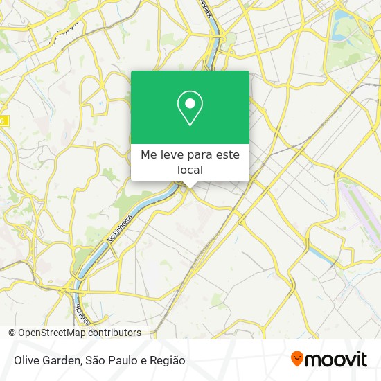 Olive Garden mapa