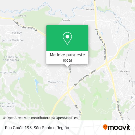 Rua Goiás 193 mapa