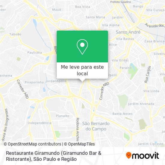 Restaurante Giramundo (Giramundo Bar & Ristorante) mapa