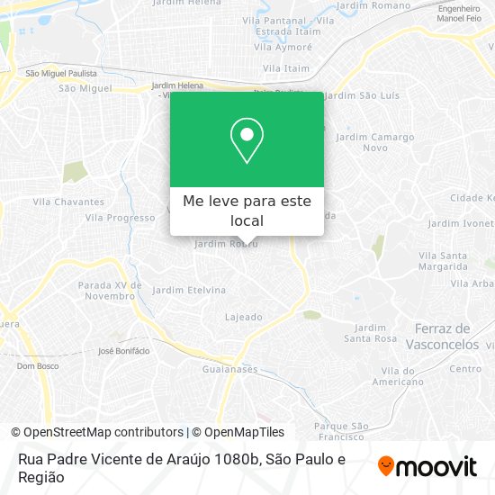 Rua Padre Vicente de Araújo 1080b mapa