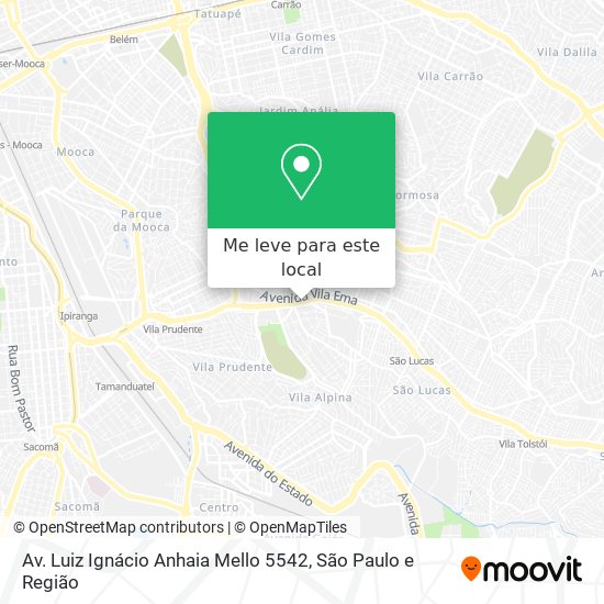 Av. Luiz Ignácio Anhaia Mello 5542 mapa