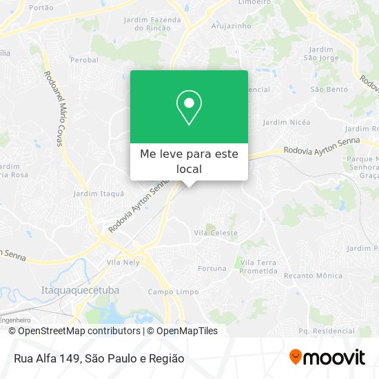 Rua Alfa 149 mapa
