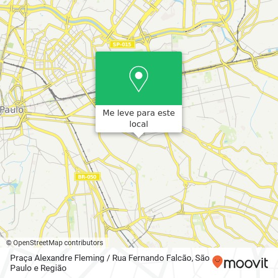 Praça Alexandre Fleming / Rua Fernando Falcão mapa