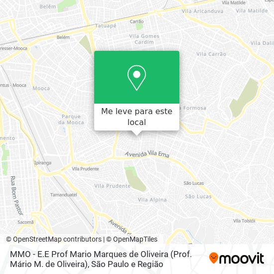 MMO - E.E Prof Mario Marques de Oliveira (Prof. Mário M. de Oliveira) mapa