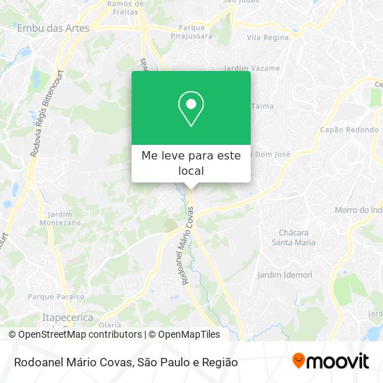 Rodoanel Mário Covas mapa