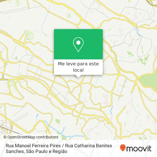 Rua Manoel Ferreira Pires / Rua Catharina Benites Sanches mapa