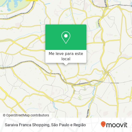 Saraiva Franca Shopping mapa