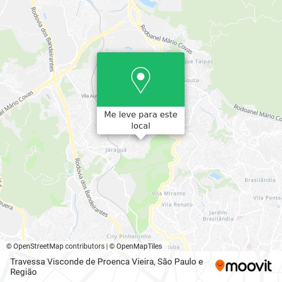 Travessa Visconde de Proenca Vieira mapa
