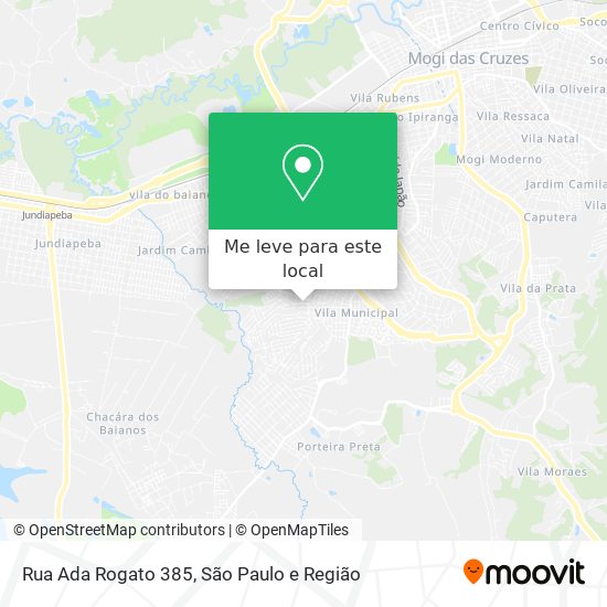 Rua Ada Rogato 385 mapa