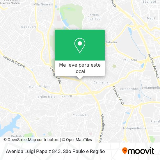 Avenida Luigi Papaiz 843 mapa