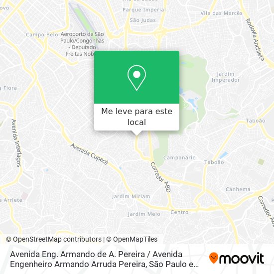 Avenida Eng. Armando de A. Pereira / Avenida Engenheiro Armando Arruda Pereira mapa