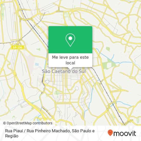 Rua Piauí / Rua Pinheiro Machado mapa