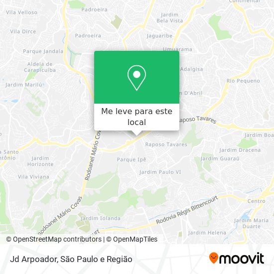Jd Arpoador mapa