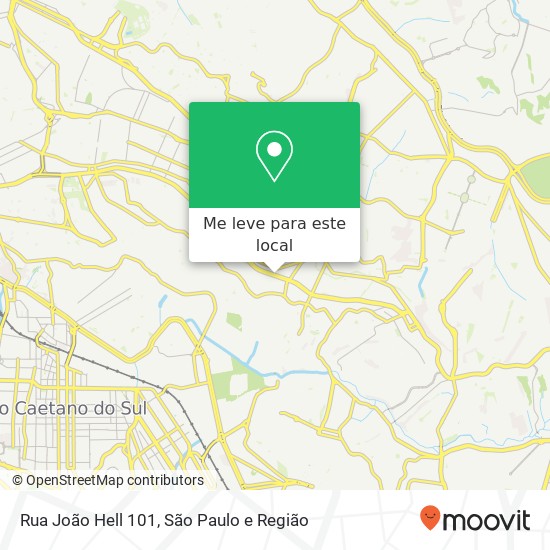 Rua João Hell 101 mapa