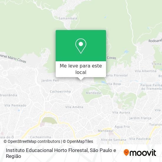 Instituto Educacional Horto Florestal mapa
