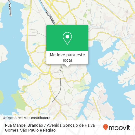 Rua Manoel Brandão / Avenida Gonçalo de Paiva Gomes mapa