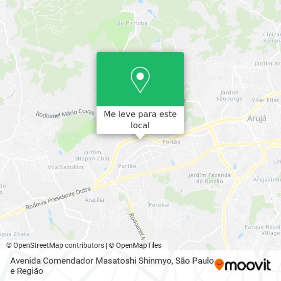 Avenida Comendador Masatoshi Shinmyo mapa