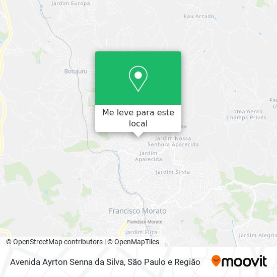 Avenida Ayrton Senna da Silva mapa