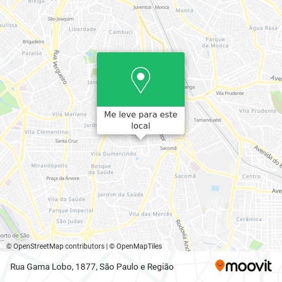 Rua Gama Lobo, 1877 mapa