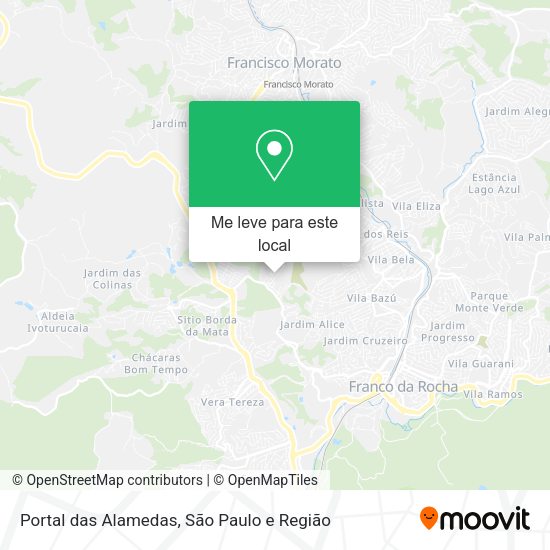 Portal das Alamedas mapa