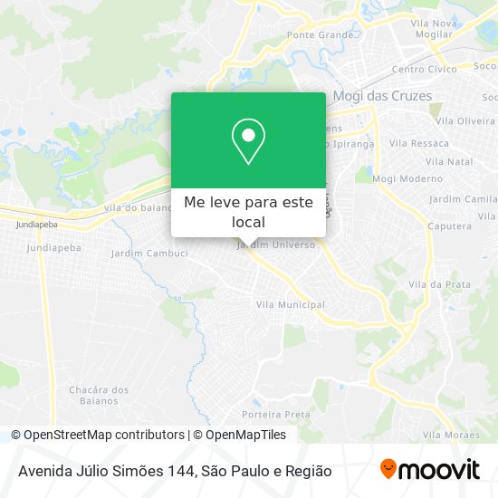 Avenida Júlio Simões 144 mapa