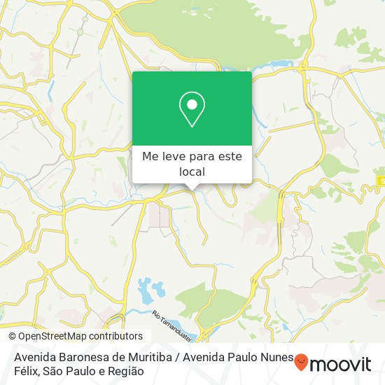 Avenida Baronesa de Muritiba / Avenida Paulo Nunes Félix mapa