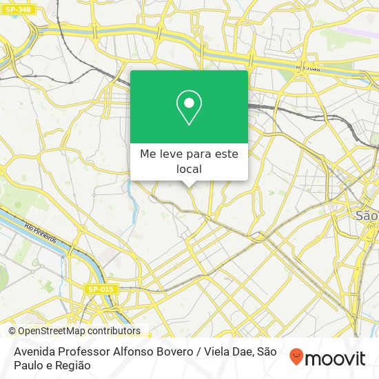 Avenida Professor Alfonso Bovero / Viela Dae mapa