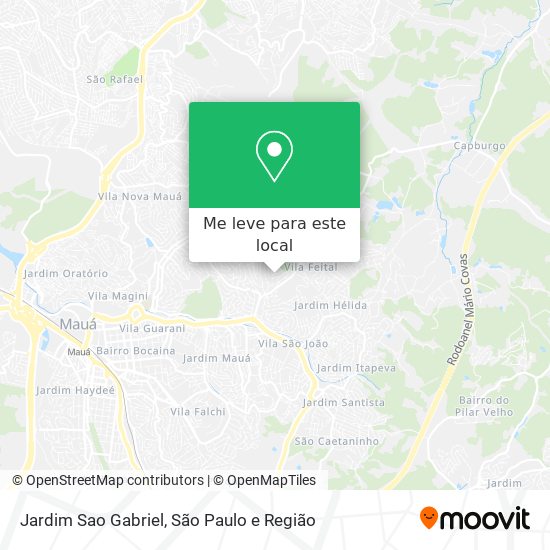 Jardim Sao Gabriel mapa