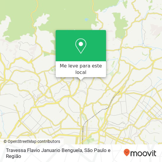 Travessa Flavio Januario Benguela mapa