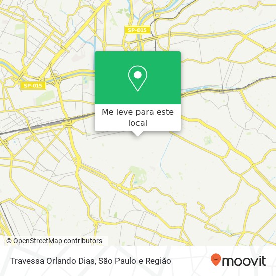 Travessa Orlando Dias mapa