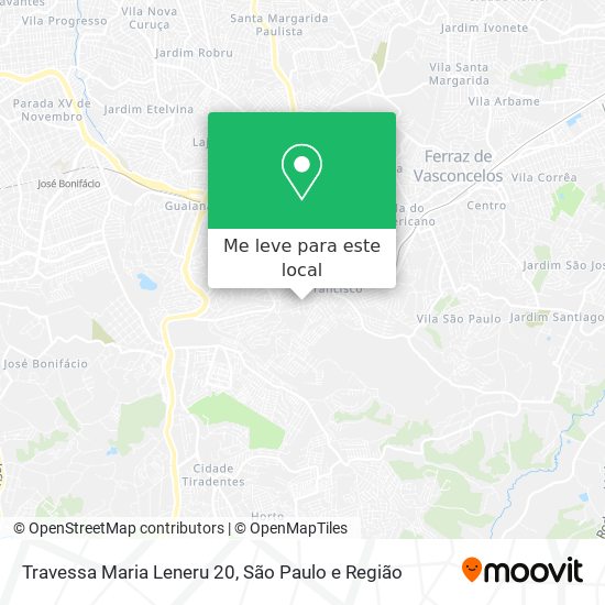 Travessa Maria Leneru 20 mapa