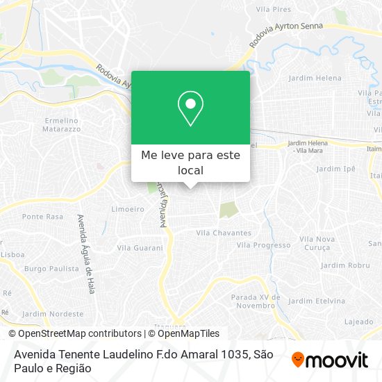 Avenida Tenente Laudelino F.do Amaral 1035 mapa