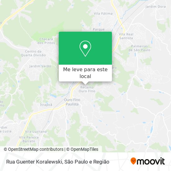 Rua Guenter Koralewski mapa