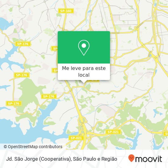 Jd. São Jorge (Cooperativa) mapa