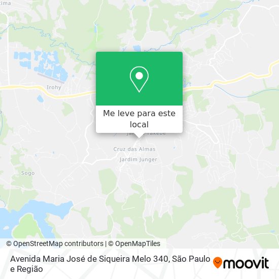 Avenida Maria José de Siqueira Melo 340 mapa