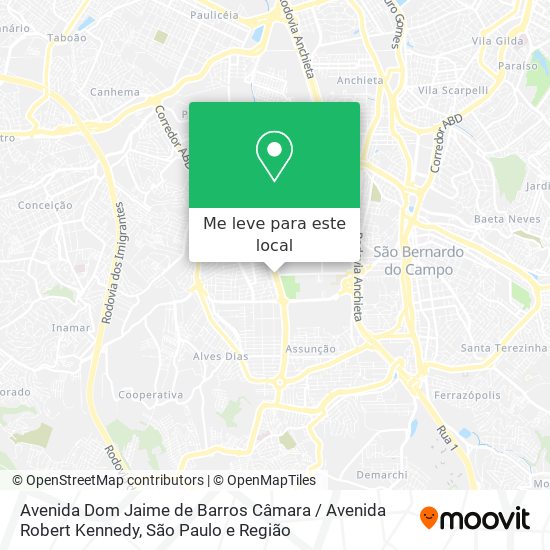 Avenida Dom Jaime de Barros Câmara / Avenida Robert Kennedy mapa