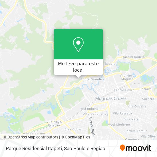 Parque Residencial Itapeti mapa
