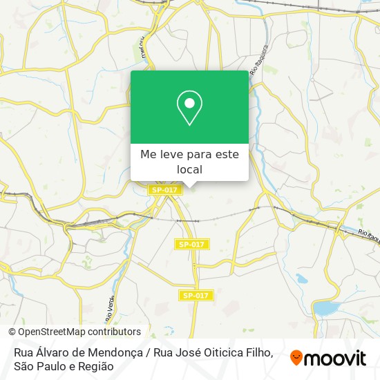 Rua Álvaro de Mendonça / Rua José Oiticica Filho mapa