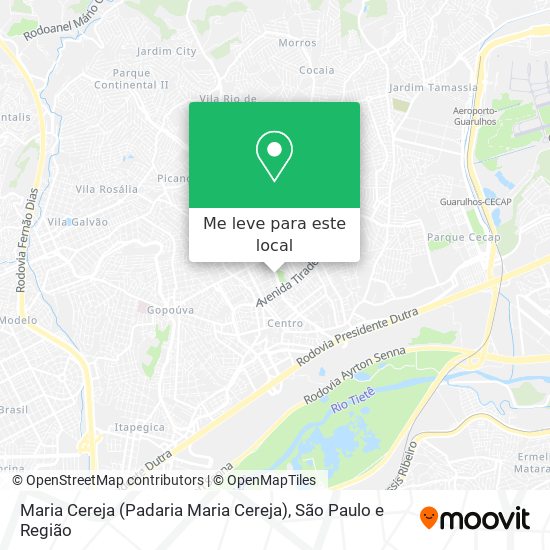 Maria Cereja (Padaria Maria Cereja) mapa